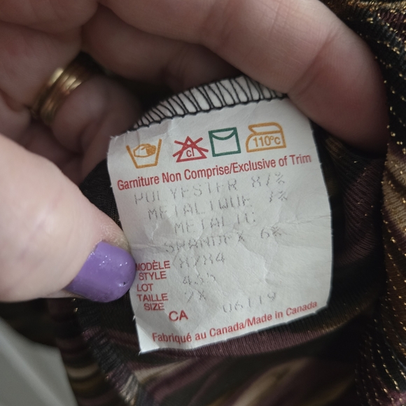 Addition Elle Multicolor Striped Top - Picture 4 of 4